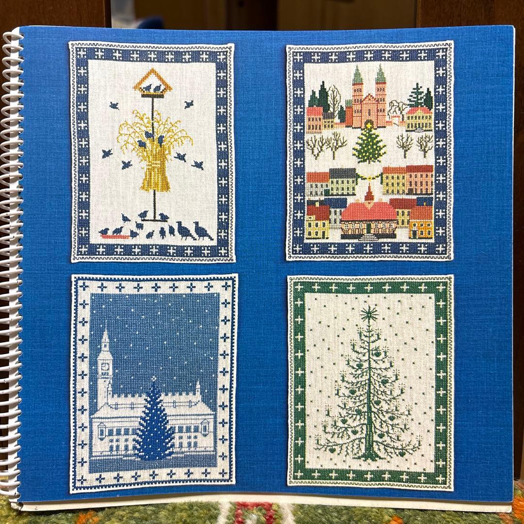 希少　フレメ刺繍　クリスマスクロスステッチ図案集　全79ページ　断捨離