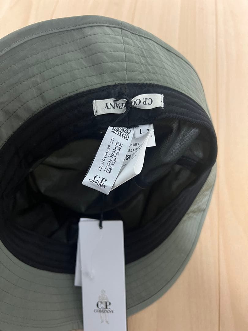 C.P. COMPANY バケットハット オリーブグリーン 新作タグ付き