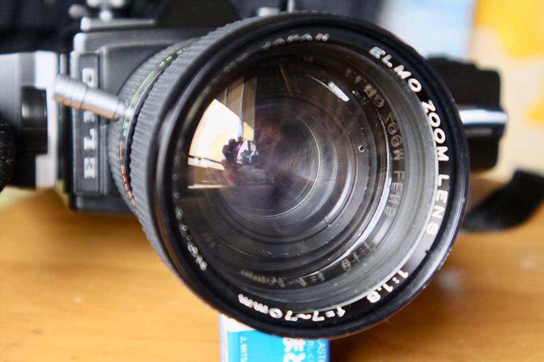 8mmフィルムカメラ　ELMO SUPER8 SOUND 1050S 実写確認済