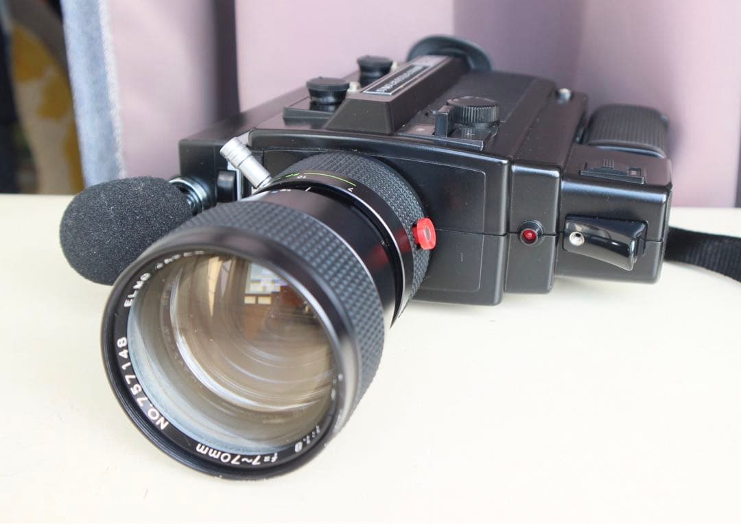 8mmフィルムカメラ　ELMO SUPER8 SOUND 1050S 実写確認済