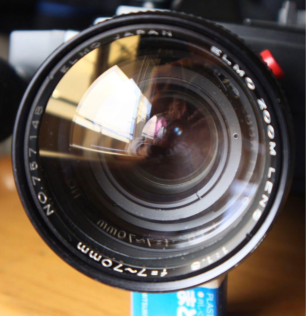 8mmフィルムカメラ　ELMO SUPER8 SOUND 1050S 実写確認済