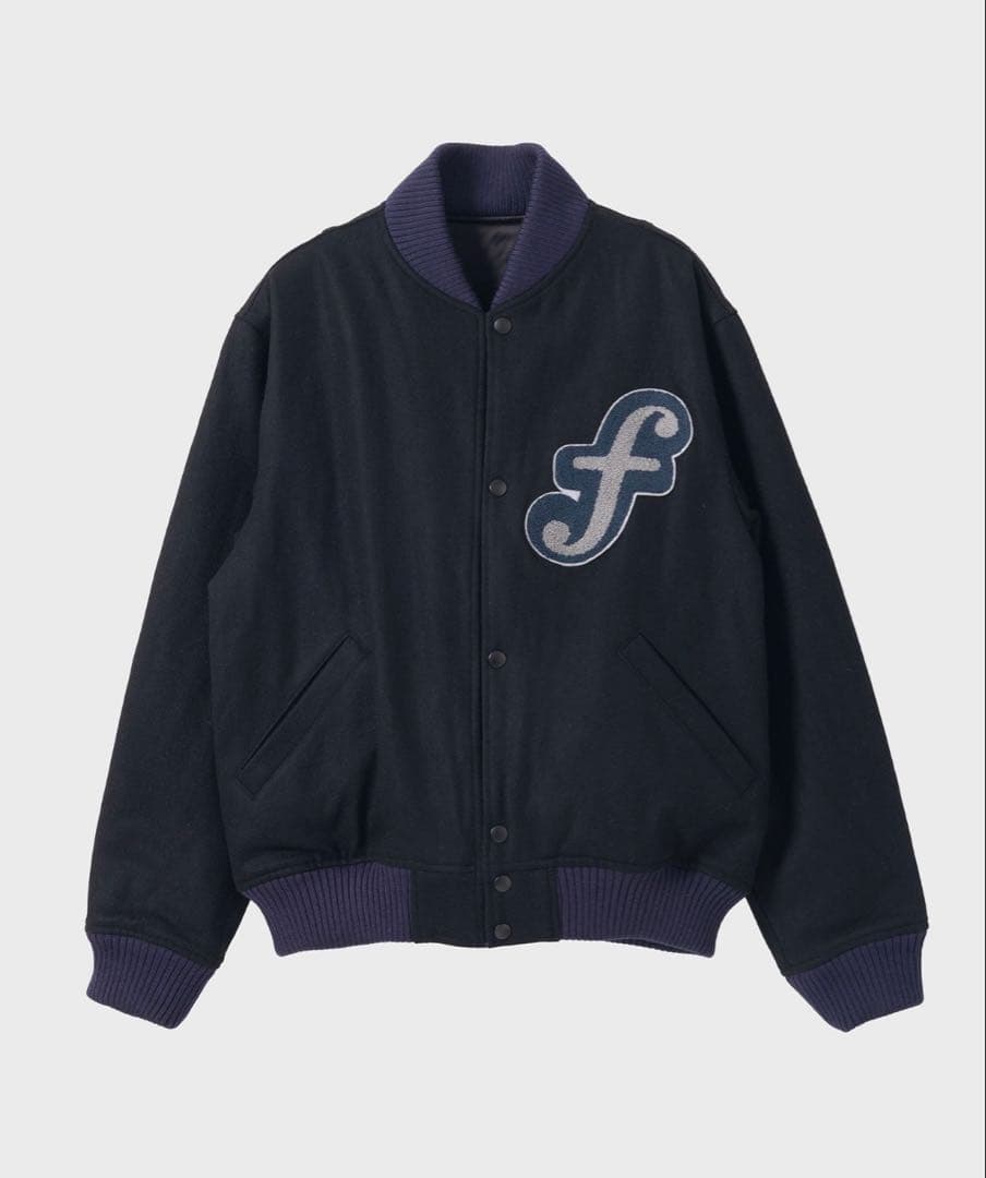 【FAF/フェイクアズフラワーズ】Wool Stadium Jacket