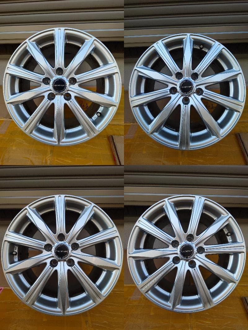 アルファードRAV4ハリアー等のスタッドレス用に!BS製アルミ 17×7J 4本