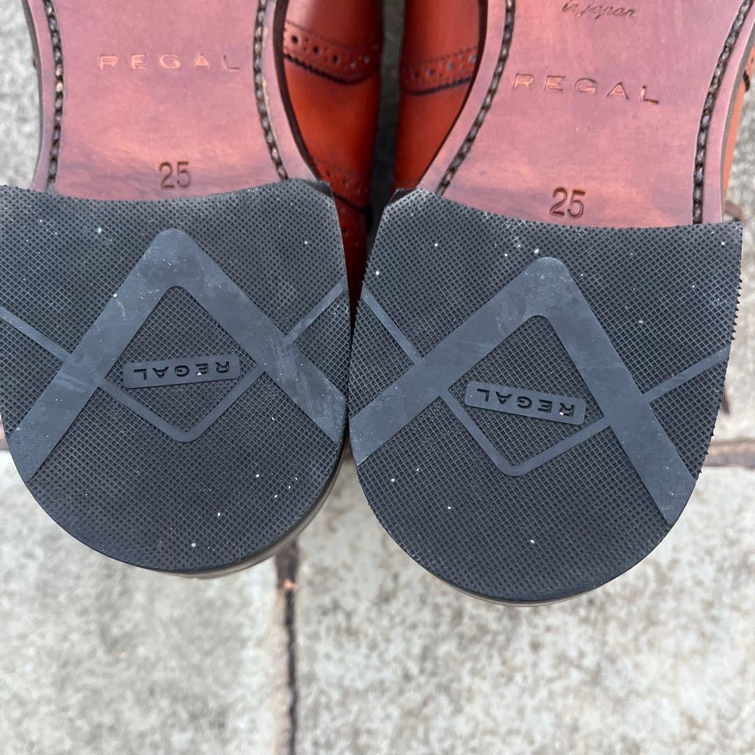 REGAL ウィングチップ レザーシューズ 25cm