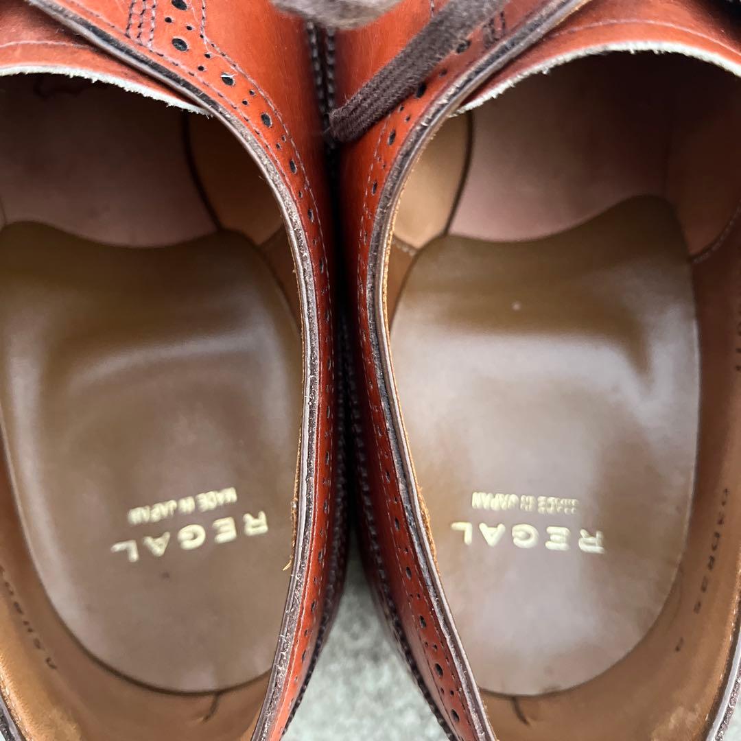 REGAL ウィングチップ レザーシューズ 25cm