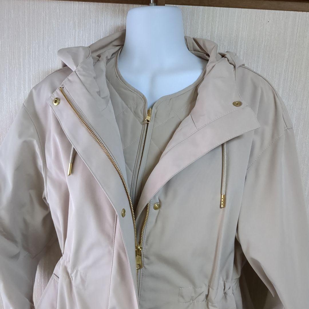 23区 ベージュ フード付きジャケット 32 新品
