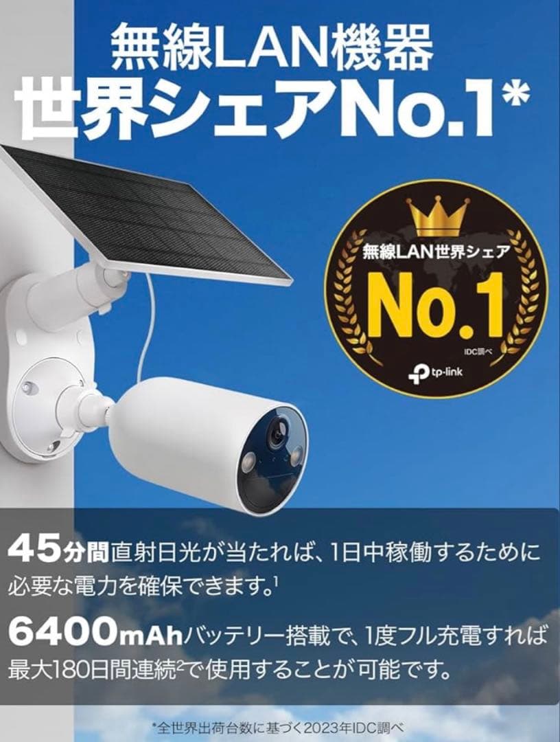 新品未開封Tapo C410 KIT ソーラー給電防犯カメラ