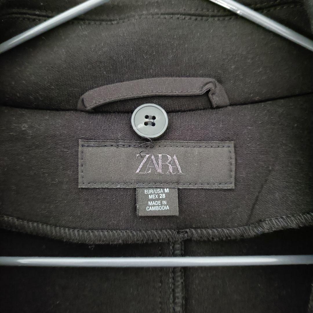 【ZARA】取り外し可能なフード付きコンビコートM