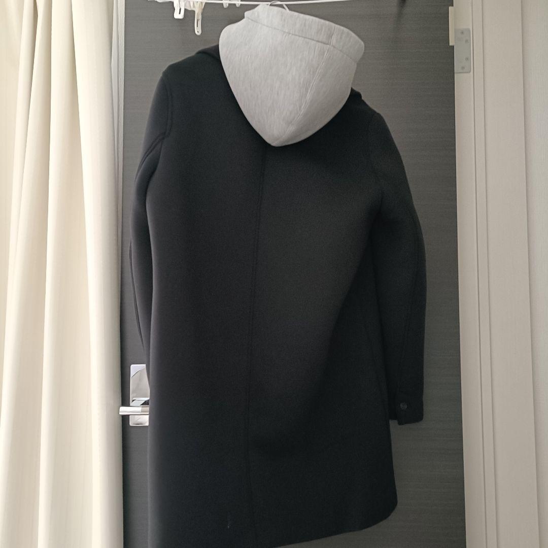 【ZARA】取り外し可能なフード付きコンビコートM