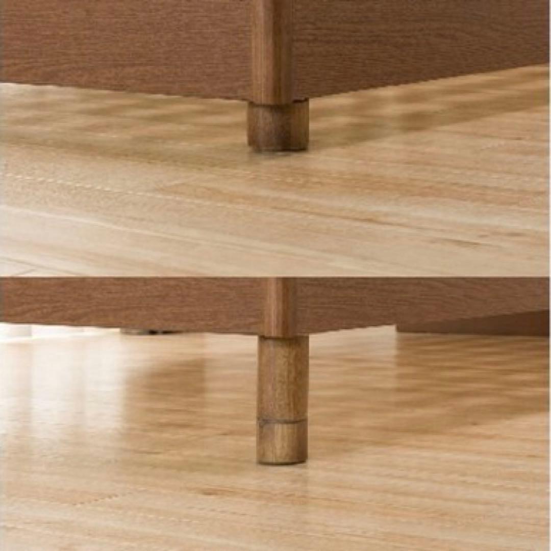 ニトリ　ベッドフレーム　アスカ　ミドルブラウン