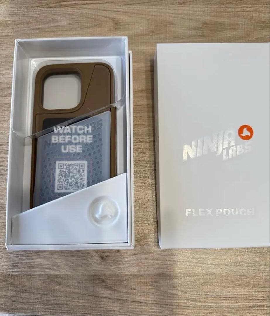 NINJALABS ニンジャラボ　iPhone 15 Pro モカ/クリア