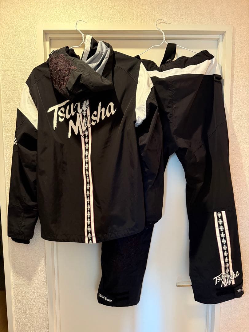 釣武者 3 レイヤー ブラックフェイス Musha スーツ