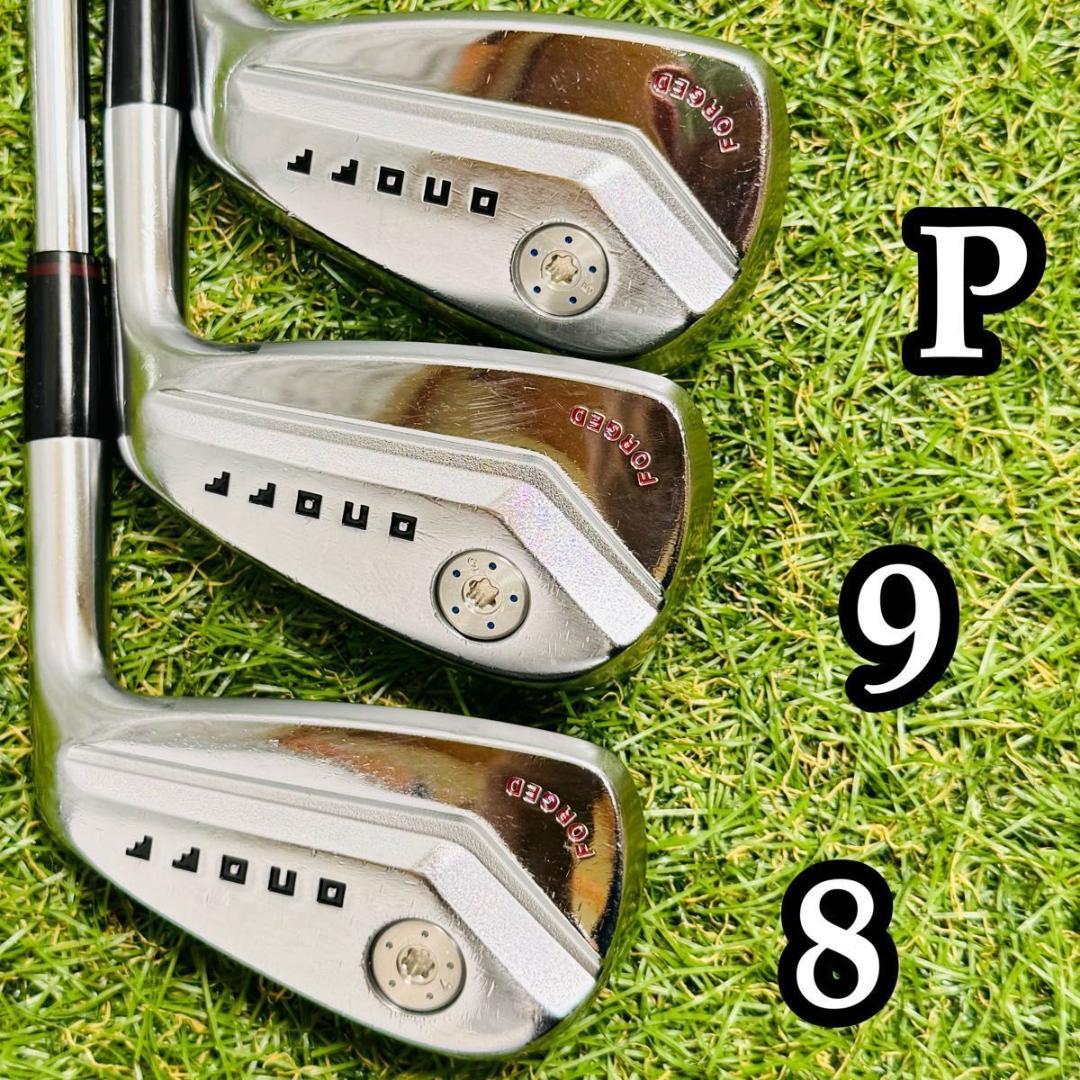 【良品】グローブライド オノフ クロ 2022 メンズアイアンセット 5本 S