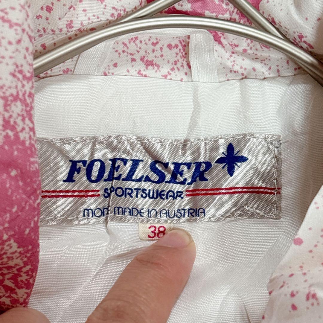 ✨一点限り✨【38】スキーウェア 女性用 オーバーオール ホワイト/ピンク