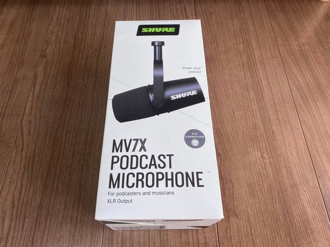 SHURE MV7X ポッドキャストマイクロホン