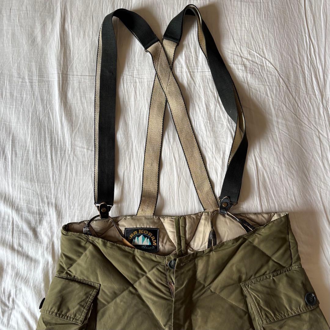 エディーバウアー カラコラム キルティング ダウンパンツ ヴィンテージ 60s
