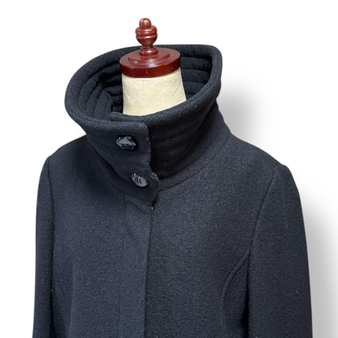 【アルマーニ】collezioni ロングコート ウール フレア Aライン