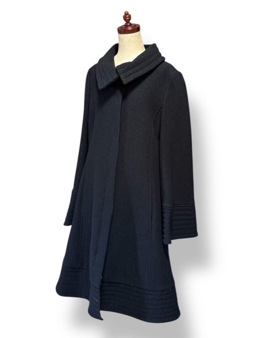 【アルマーニ】collezioni ロングコート ウール フレア Aライン