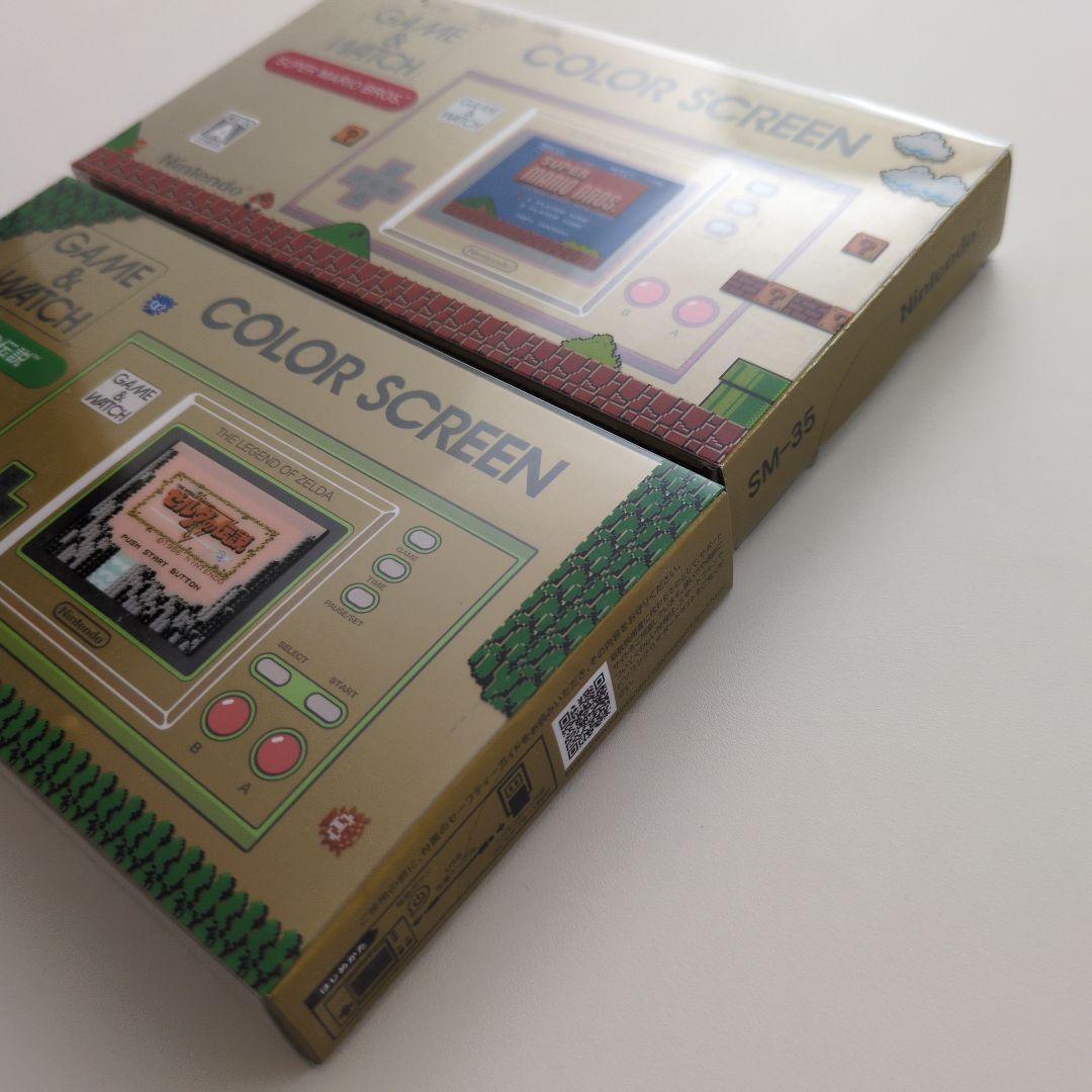 ゲームウォッチ 【スーパーマリオブラザーズ】 & 【ゼルダの伝説】