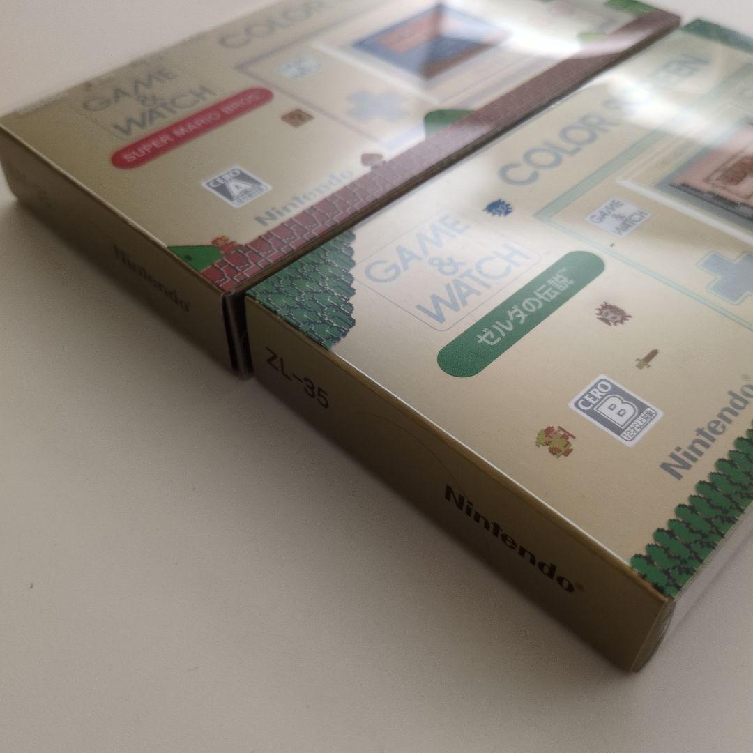 ゲームウォッチ 【スーパーマリオブラザーズ】 & 【ゼルダの伝説】