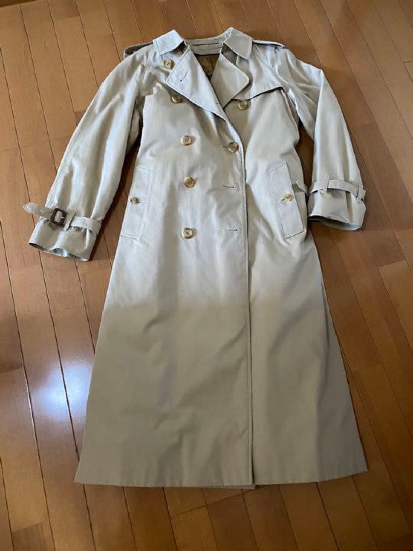 バーバリーロンドンロングトレンチコート英国製