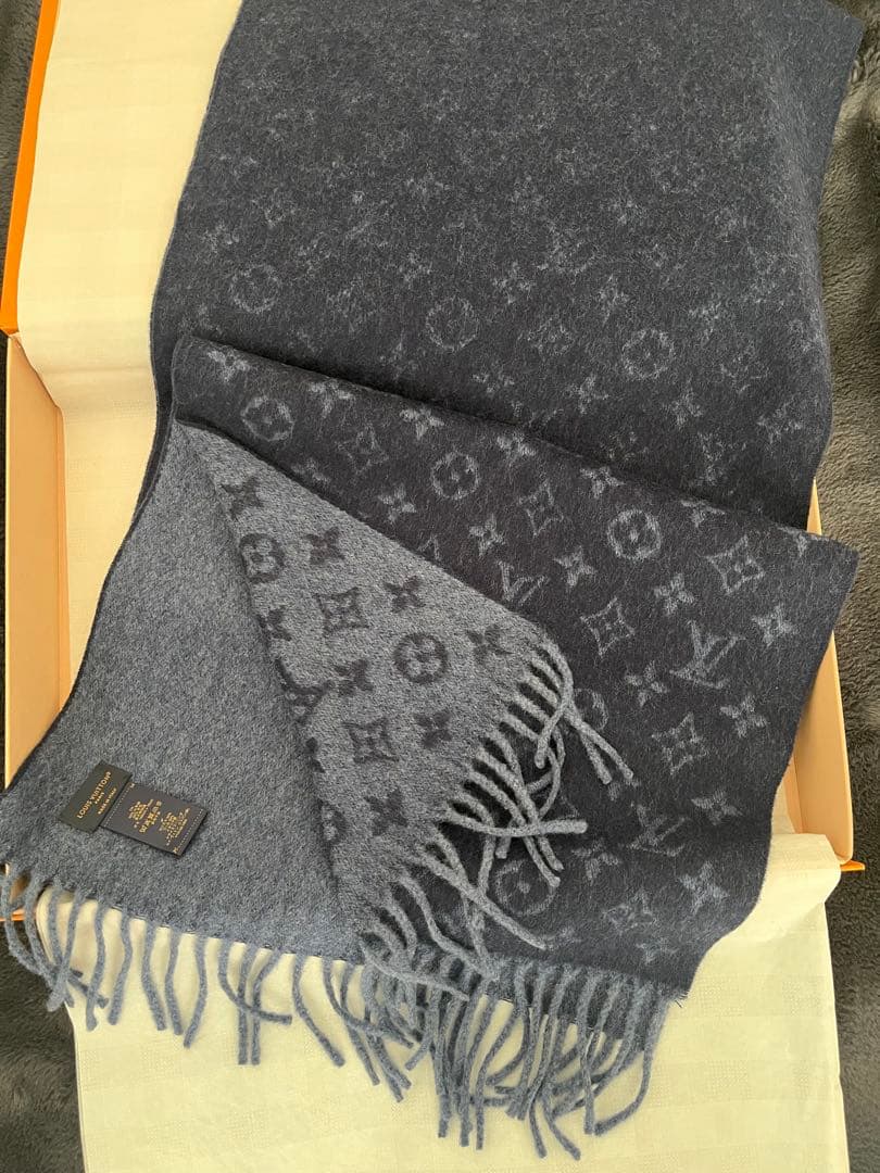 【未使用】LOUIS VUITTON マフラー・モノグラム グラディエント