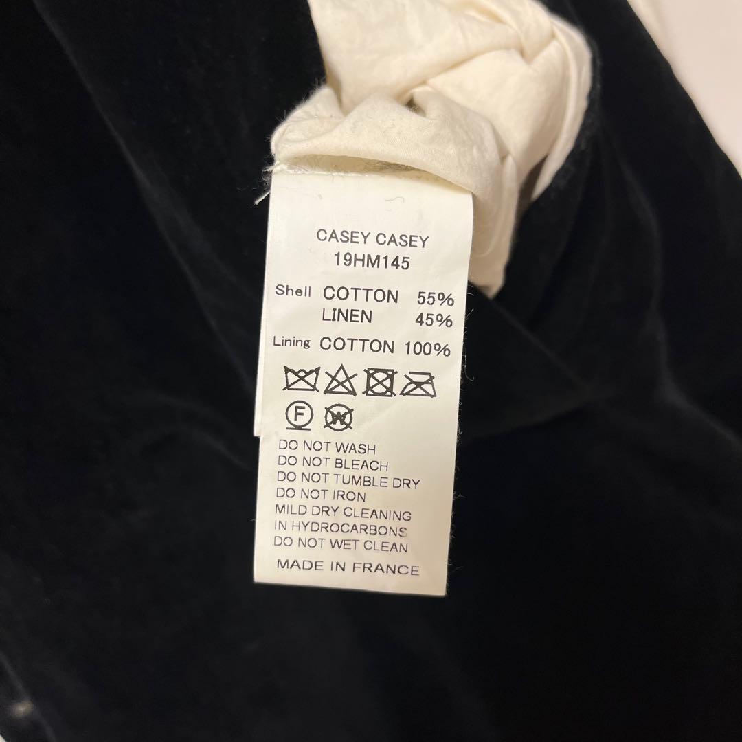 CASEY CASEY BIG BLOBBY COAT velvet ケーシー
