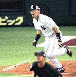 松井秀喜氏・直筆サイン入り！2004年東京ドームMLB開幕シリーズ特製Tシャツ！