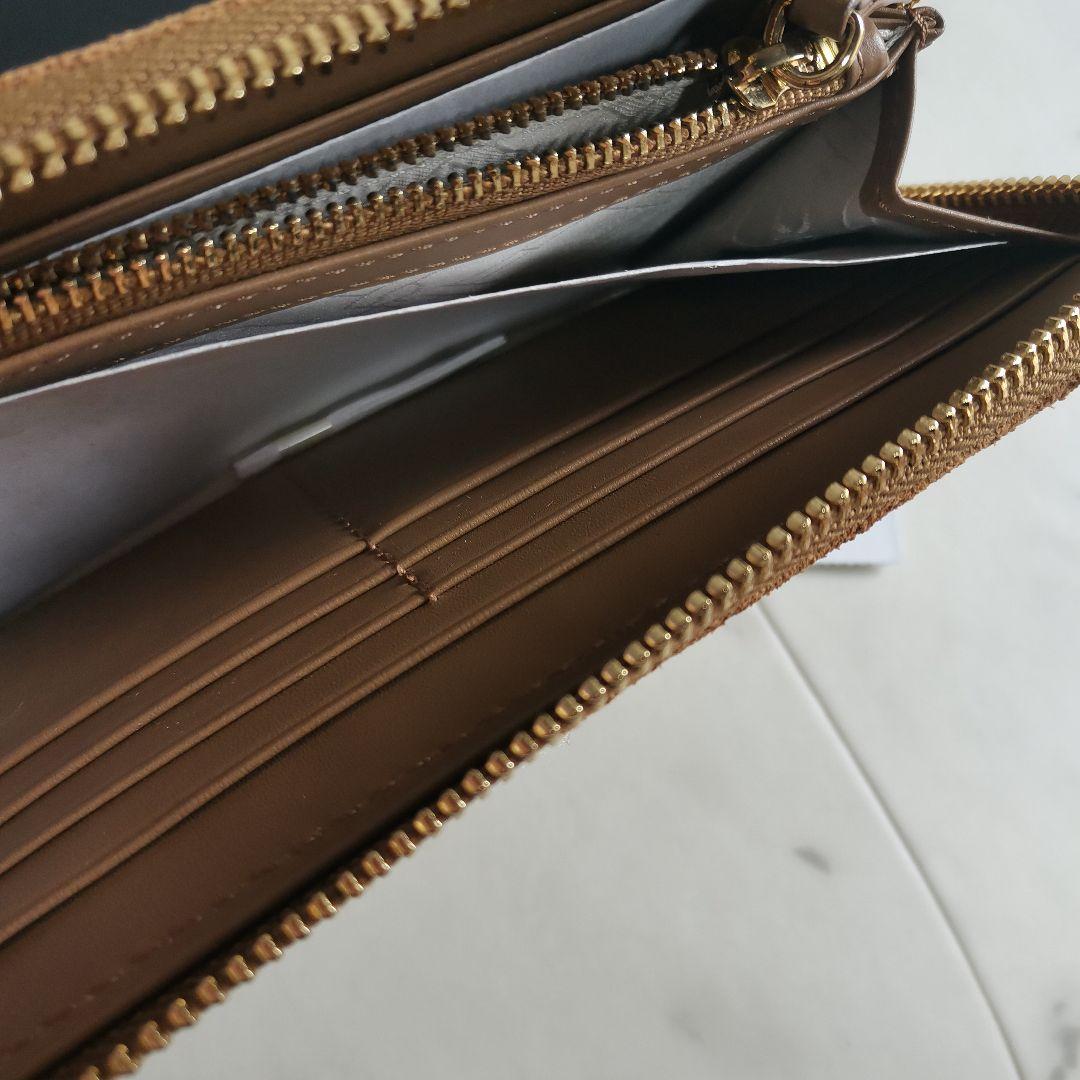 【新品・未使用】UGG スウェード ウォレット ブラウン ベージュ ファー