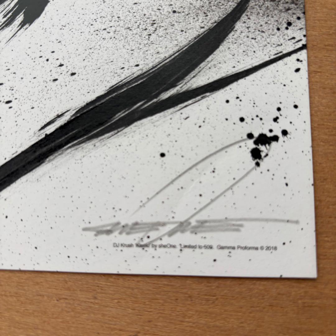 SHEONE 手仕上げDJ KRUSHプリント 1of1