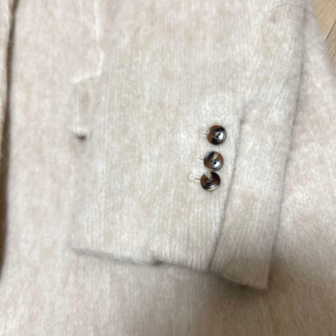 basement モヘアシャギージャケットコート