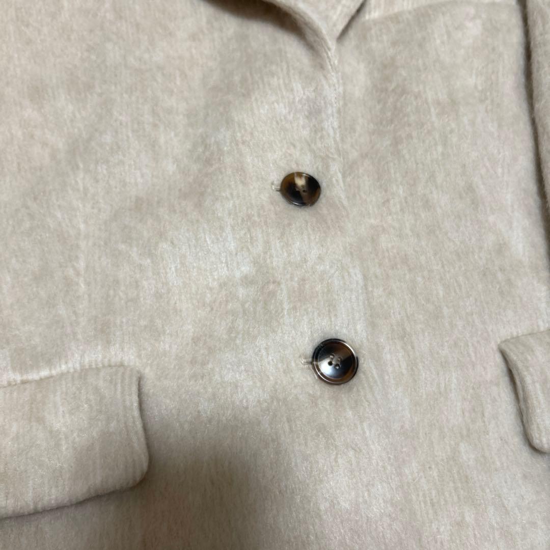 basement モヘアシャギージャケットコート