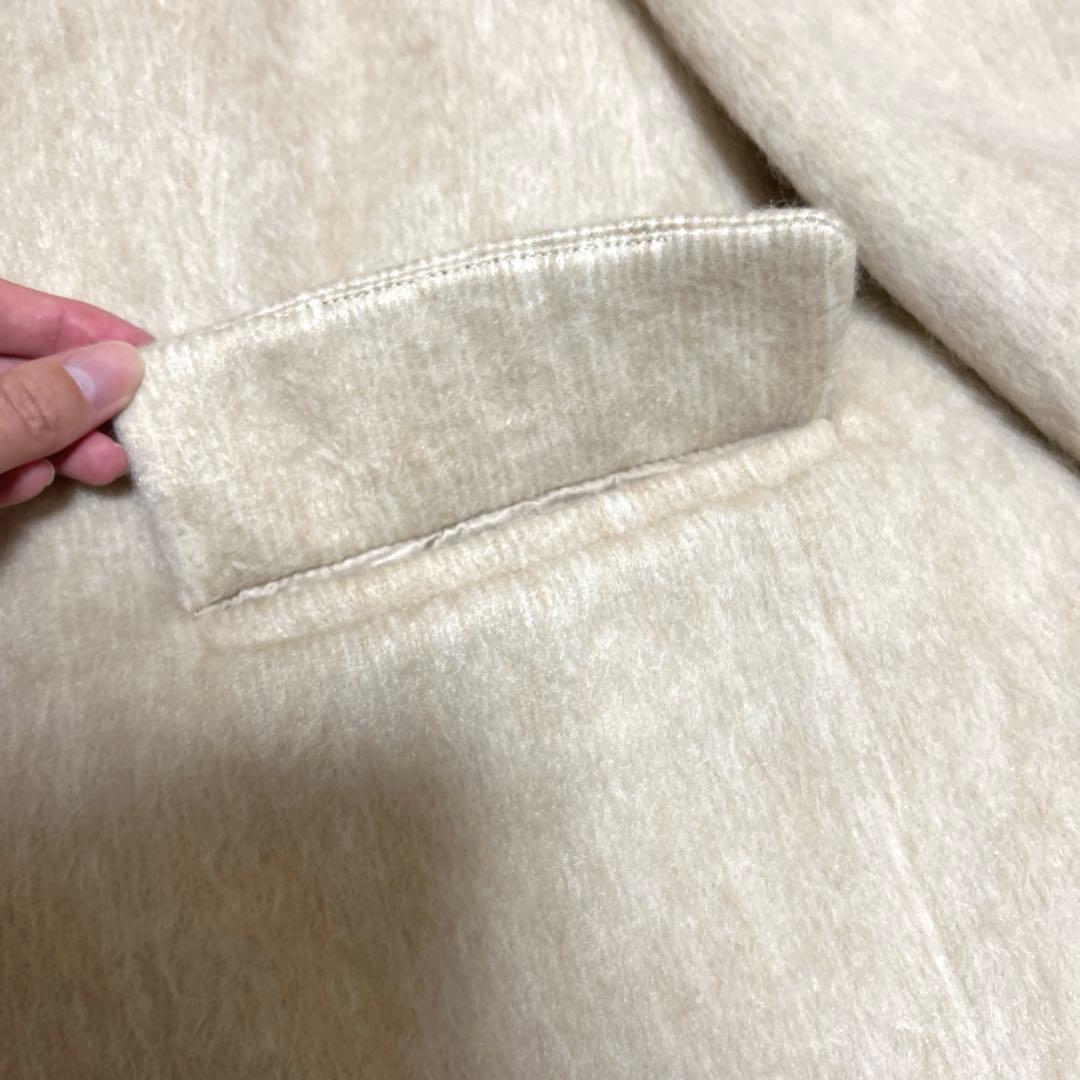 basement モヘアシャギージャケットコート