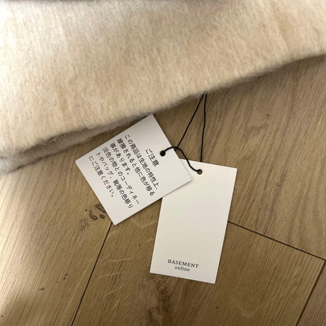 basement モヘアシャギージャケットコート