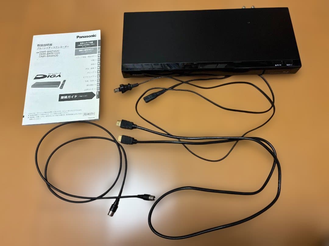 Panasonic ブルーレイレコーダー DMR-BRW1020（2017年製）