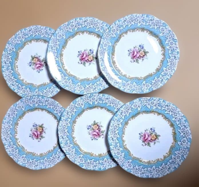  Bone China 食器 皿 イギリス 6枚セット