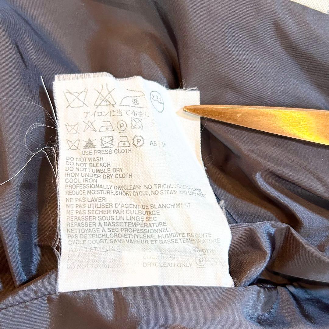 【希少極美品✨️miumiu】 イタリア製 チェック ウール トレンチコート M