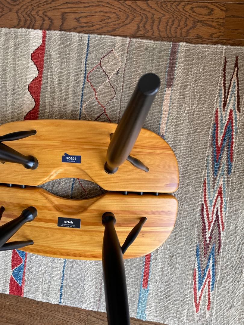 Pirkka stool artek 廃盤　ハニー×ブラック　35cm ピルッカ