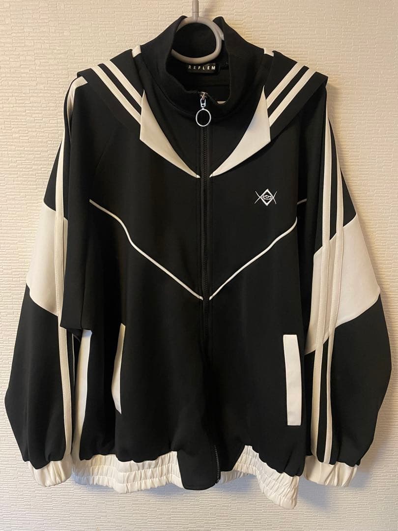 REFLEM レフレム セーラー ジャージ ブルゾン ジャケット ブラック
