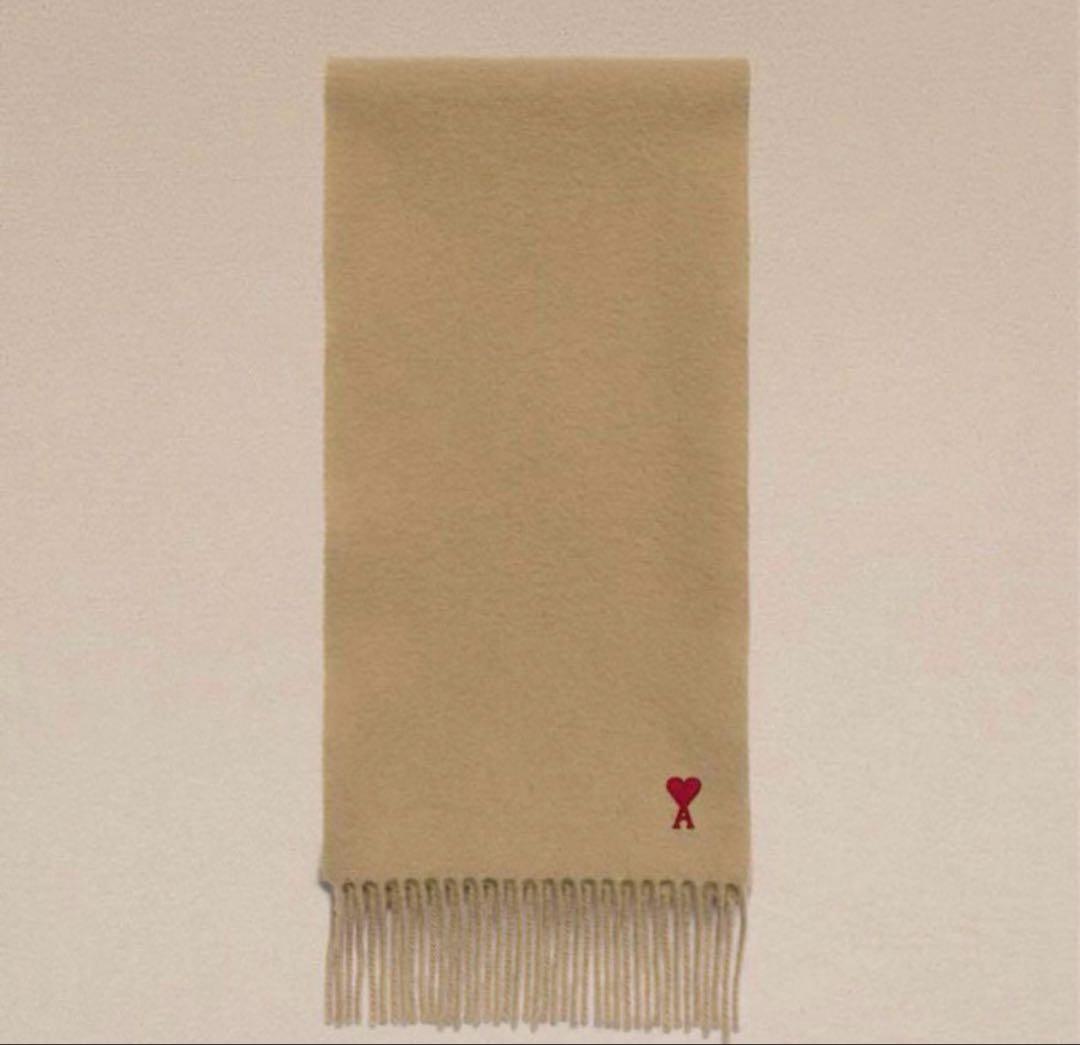 AMI PARISアミパリス　マフラー　ハートロゴ　ウール　羊毛　人気