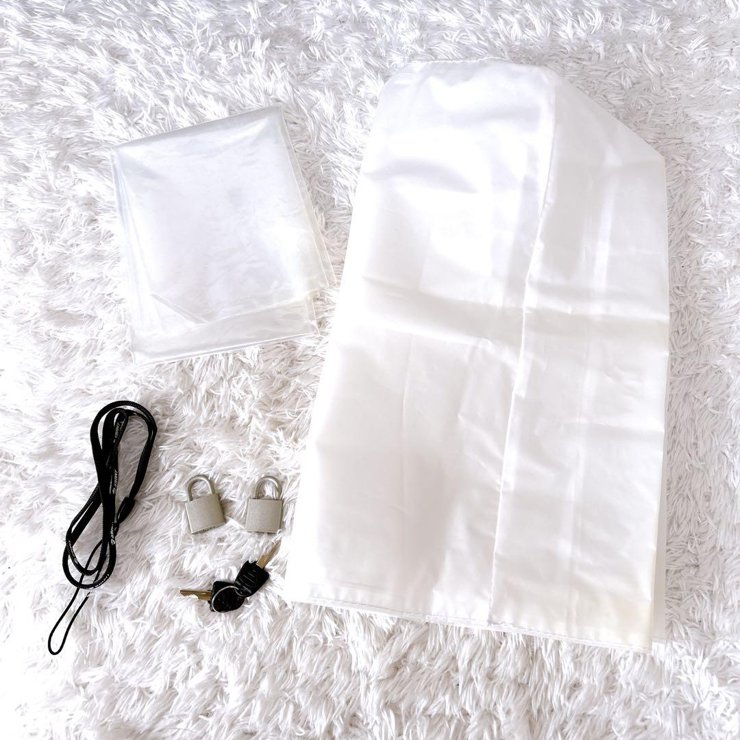 極美品✨SWANY 4輪　キャリーバッグ　ブラック　付属品多数