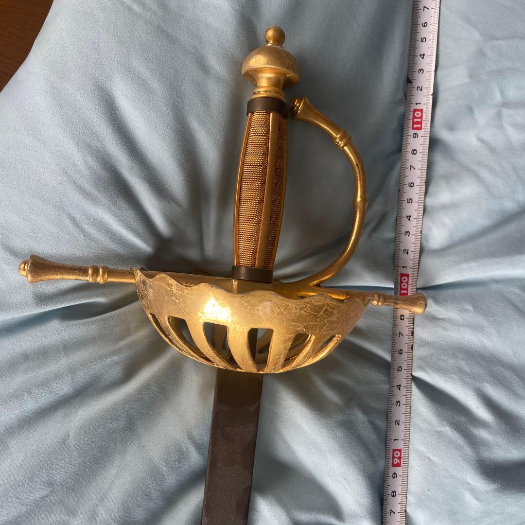 金色鍔付き　レイピア