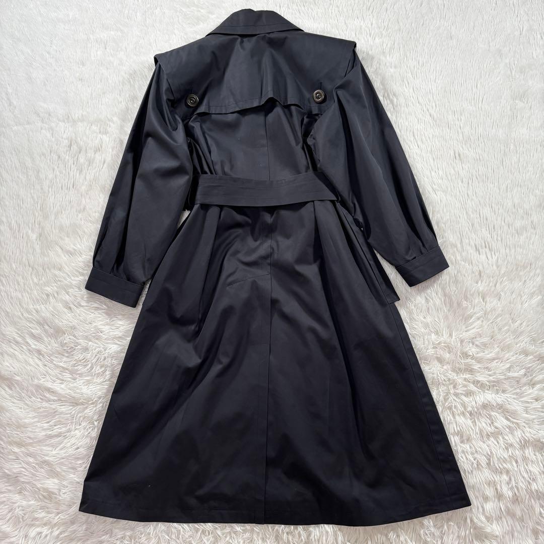極美品 イヴサンローラン トレンチコート ロング丈 M ベルト付き