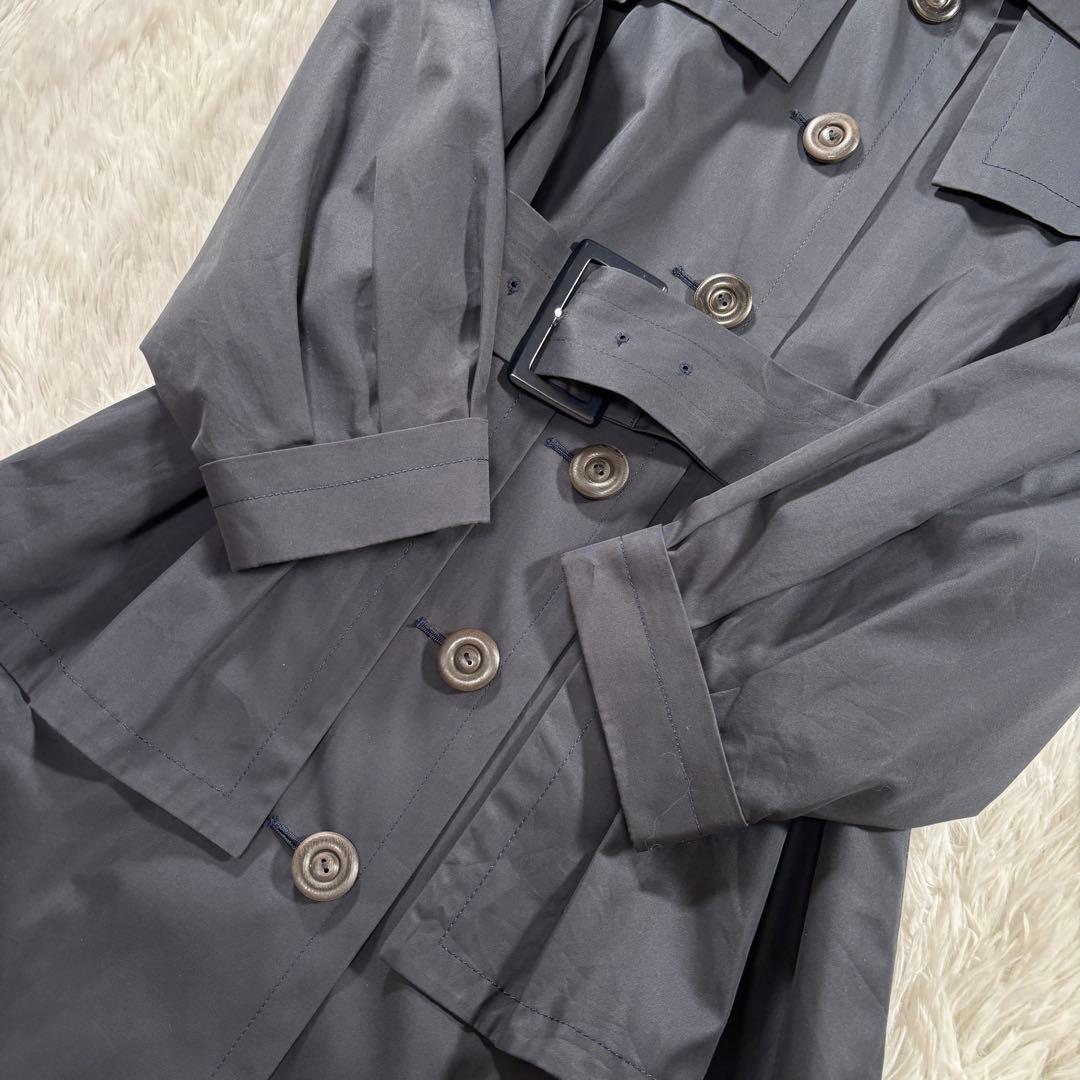 極美品 イヴサンローラン トレンチコート ロング丈 M ベルト付き