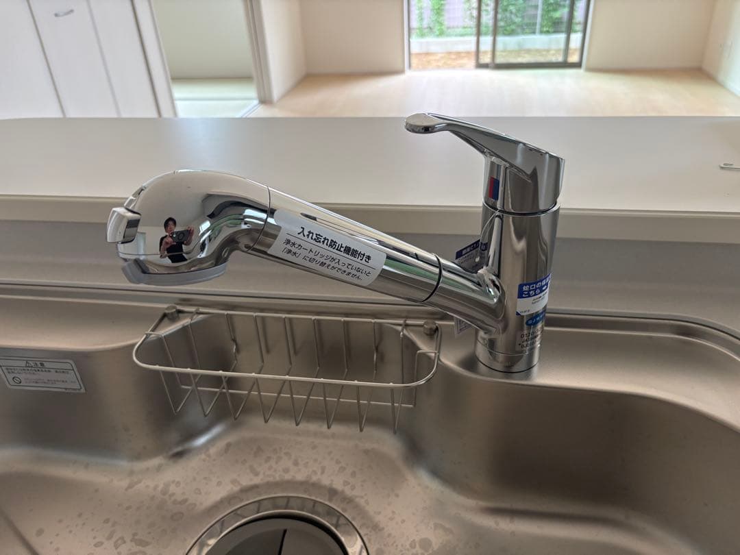 タカギ浄水付きシングルレバー水洗金具