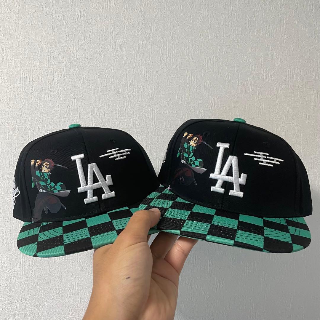 【LA 限定品】ドジャース 鬼滅の刃 コラボキャップ　2セット