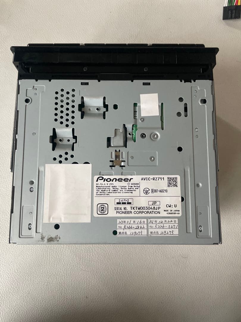 パイオニア カロッツェリア 楽ナビ AVIC-RZ711 フルセグ HDMI