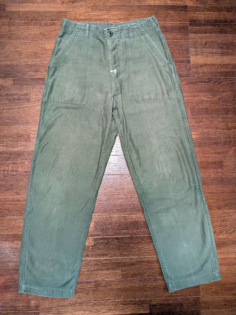 70s US.ARMY ベイカーパンツ 73年会計 W32L31
