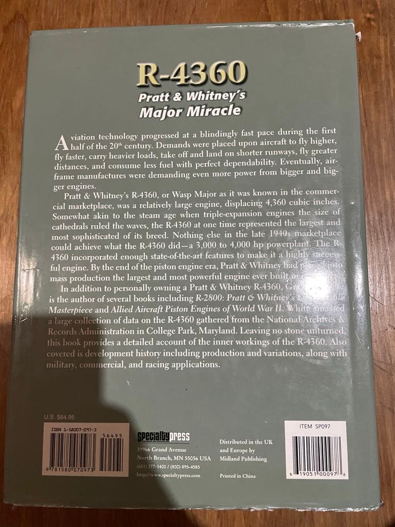 洋書 R-4360 Pratt & Whitney's Major Miracle