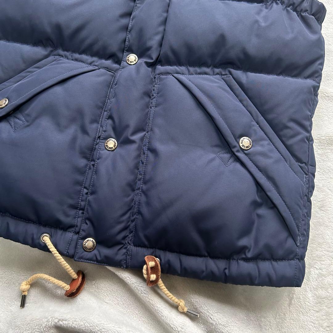 POLORALPHLAUREN ポロラルフローレン　ダウンベスト　ネイビー　XS